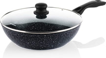 Westinghouse Cookware set Black Marble (Wok pan + Frying pan ø 30 cm + Casserole ø 28 cm) - Induction and all other heat sources