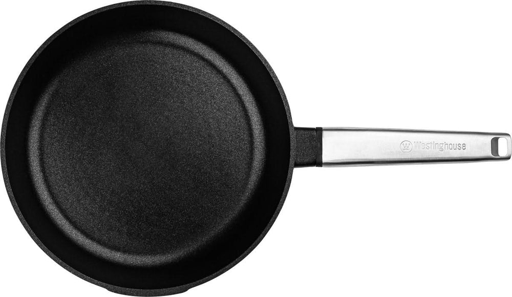 Westinghouse Performance Cookware Set (Frying Pan ø 24 and 28 cm + Saucepan ø 18 cm) - Black - Induction and all other heat sources