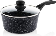 Westinghouse Pan Set Black Marble - 8 pans - Complete pan set - Induction and all other heat sources