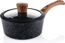 Westinghouse Pan Set Marble Wood (Frying Pan ø 28 and 30 cm + Saucepan ø 18 cm) - Induction and all other heat sources