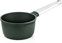 Westinghouse Performance Cookware Set (Frying Pan ø 24 and 28 cm + Saucepan ø 18 cm) - Green - Induction and all other heat sources