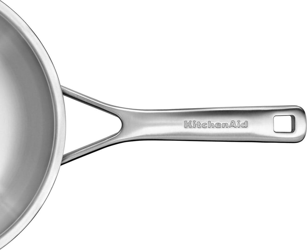 KitchenAid Frying Pan Multi-Ply Stainless Steel - ø 24 cm - without non-stick coating