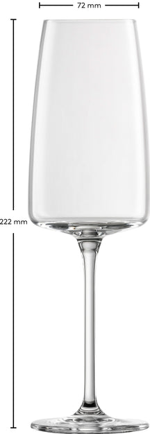 Schott Zwiesel Champagne Glasses Vivid Senses Light & Fresh 380 ml - 2 Pieces