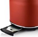 Westinghouse Retro Waterkoker + Broodrooster 2 Sleuven - Rood