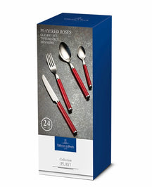 Villeroy & Boch Cutlery Set Play! - Red Roses - 24-Piece