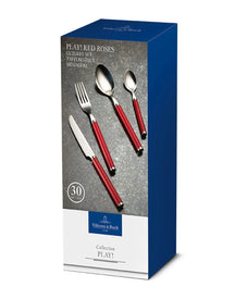 Villeroy & Boch Cutlery Set Play! - Red Roses - 30 pieces