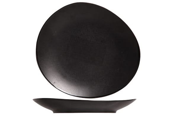 Cosy & Trendy Dessert Plate Vongola Black - 15 x 14 cm