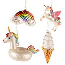 Nordic Light Christmas Bauble Set - Fantasy World - 4 Pieces