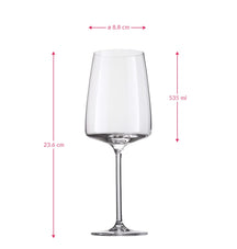 Schott Zwiesel Wine Glasses Vivid Senses Fruity & Delicate 530 ml - 2 Pieces