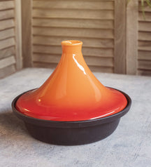 Cosy & Trendy Tajine Inductie - Zwart/Oranje - ø 25 cm