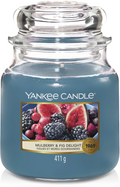 Yankee Candle Geurkaars Medium Mulberry & Fig Delight - 13 cm / ø 11 cm