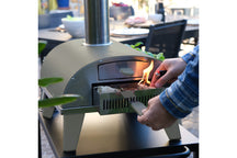 ZiiPa Pizza Oven Piana - Wood-fired - with Thermometer - Eucalyptus - for ø 30 cm pizzas