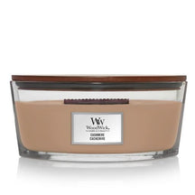 WoodWick Scented Candle Ellipse Cashmere - 9 cm / 19 cm