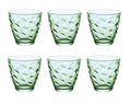 Bormioli Rocco Glasses Flora - Green - 250 ml - 6 pieces