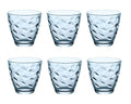 Bormioli Rocco Glass Flora Blue 260 ml - 6 Pieces