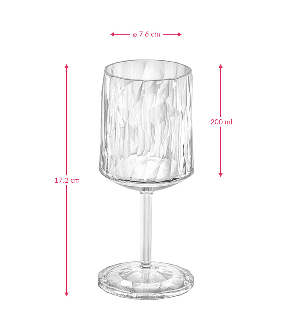 Koziol Wijnglazen - Onbreekbaar Superglas - 200 ml - 2 stuks