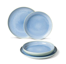 Villeroy & Boch Plate Set Crafted - Blueberry turquoise - 4-Piece