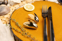 Anovi Mussel Cutlery Gilded 2-Piece