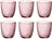 Bormioli Rocco Glass Lock Pink 290 ml - 6 Pieces