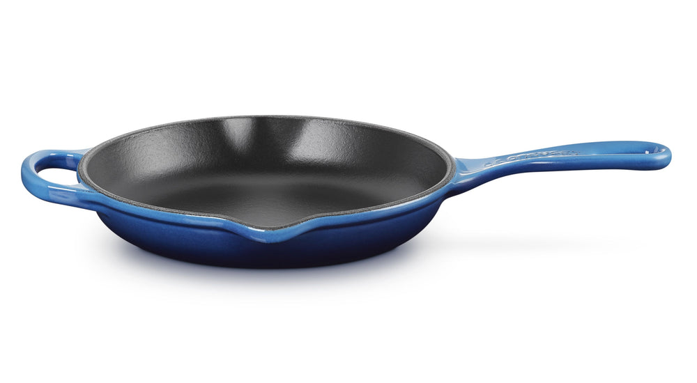 Le Creuset Skillet Signature - Azure - ø 20 cm - geëmailleerde anti-aanbaklaag