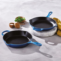 Le Creuset Frying Pan Signature Azure - ø 26 cm - enamelled non-stick coating