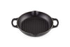 Le Creuset Grillplaat Signature - Mat Zwart - Hoog - ø 25 cm