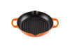 Le Creuset Grillplaat Signature - Oranjerood - Hoog - ø 25 cm