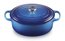 Le Creuset Casserole Oval Signature Azure - ø 27 cm / 4.1 Liter