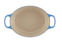 Le Creuset Casserole Oval Signature Azure - ø 27 cm / 4.1 Liter