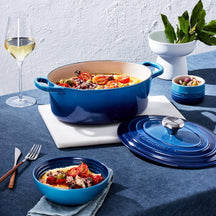 Le Creuset Casserole Oval Signature Azure - ø 27 cm / 4.1 Liter