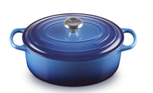 Le Creuset Casserole Oval Signature Azure - ø 29 cm / 4.7 Liter