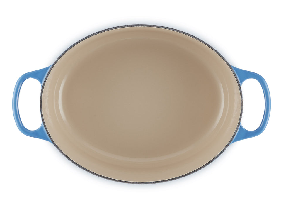 Le Creuset Braadpan Signature - Ovaal - Azure - ø 29 cm / 4.7 liter