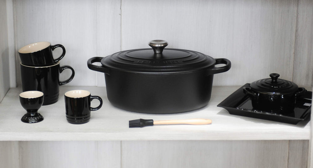 Le Creuset Braadpan Signature - Oval - Matt Black - Ø 33 cm / 7.5 liters