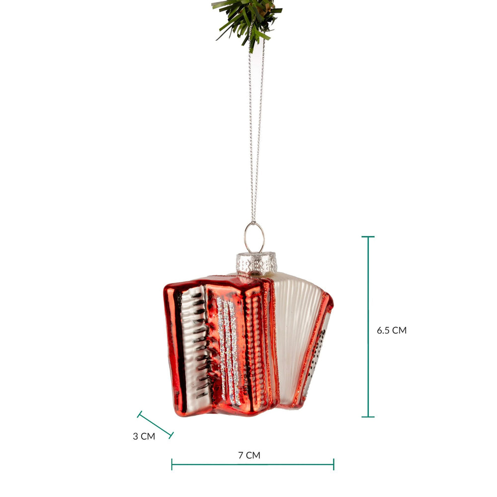 Nordic Light Kerstbal Accordeon 7 cm