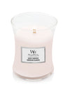 WoodWick Geurkaars Medium Sheer Tuberose - 11 cm / ø 10 cm