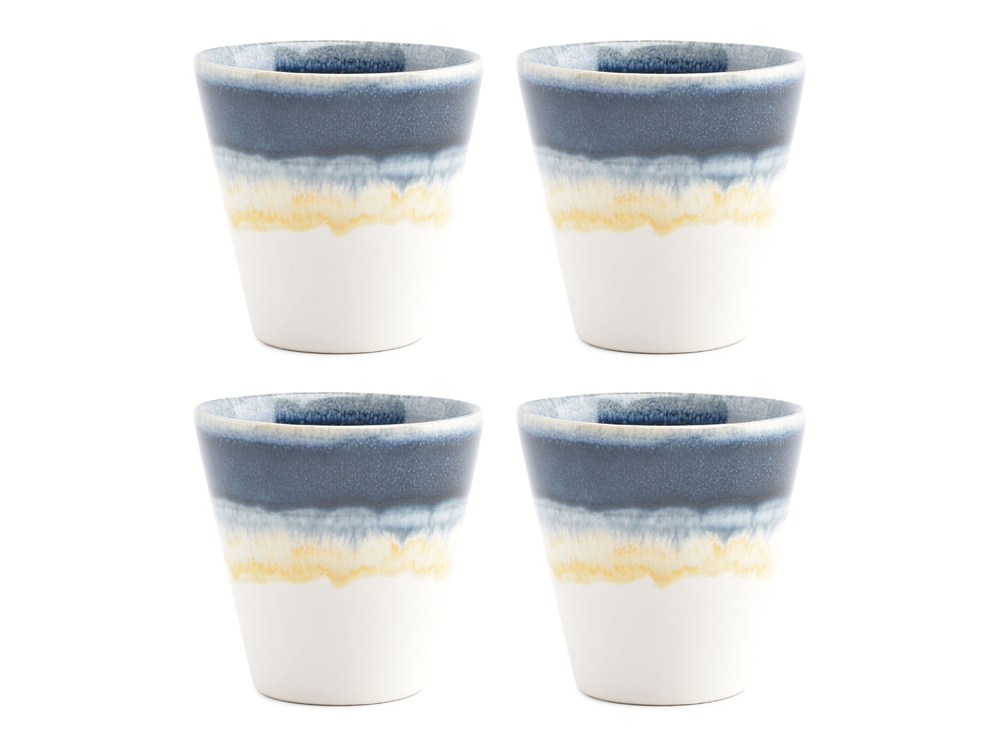 Salt & Pepper Cup flow - Blue - 180 ml - 4 pieces