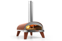 ZiiPa Pizza Oven Piana - Wood-fired - with Thermometer - Terracotta - for ø 30 cm pizzas - Rotating pizza stone