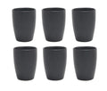 Studio Tavola Cups Black Tie 350 ml - 6 Pieces