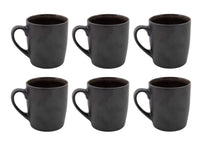 Studio Tavola Mugs New Black 350 ml - 6 Pieces