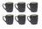 Studio Tavola Mugs Kos 350 ml - 6 pieces