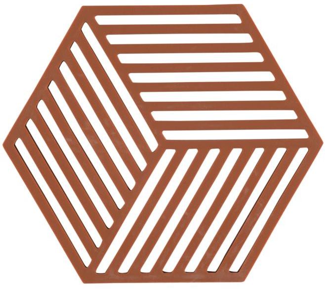 Zone Denmark Pannenonderzetter Hexagon - Terracotta - 16 x 14 cm