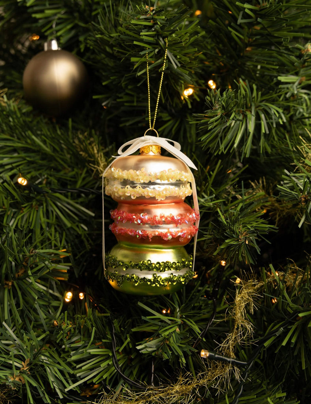 Nordic Light Christmas bauble macaron 11 cm