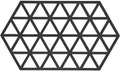 Zone Denmark Pannenonderzetter Triangles - Black - 24 x 14 cm