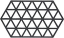 Zone Denmark Pannenonderzetter Triangles - Black - 24 x 14 cm