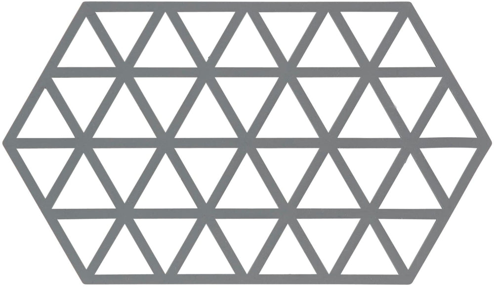 Zone Denmark Pannenonderzetter Triangles - Cool Grey - 24 x 14 cm