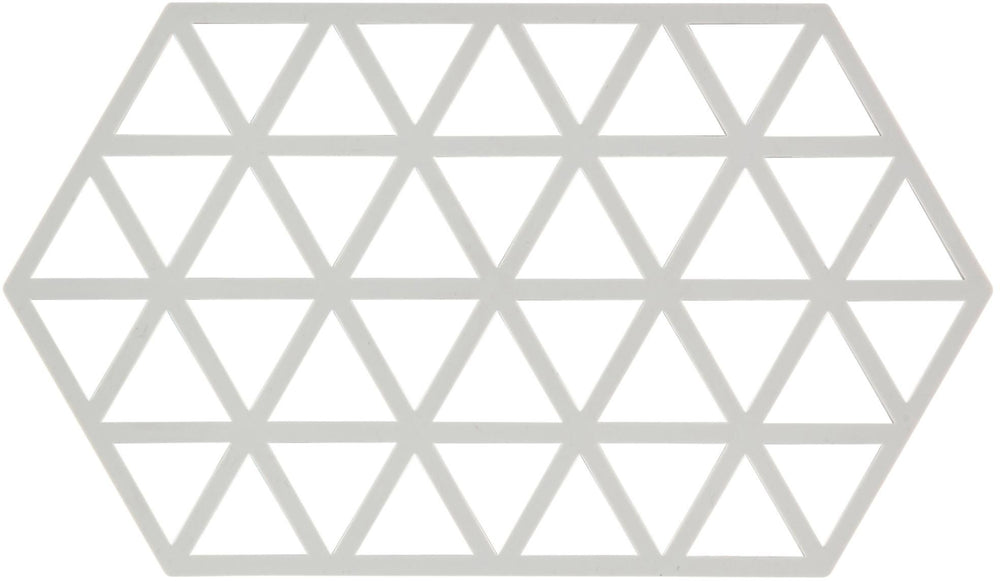 Zone Denmark Pannenonderzetter Triangles - Warm Grey - 24 x 14 cm