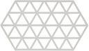 Zone Denmark Pannenonderzetter Triangles - Warm Grey - 24 x 14 cm