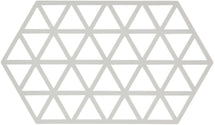 Zone Denmark Pannenonderzetter Triangles - Warm Grey - 24 x 14 cm