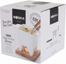 Boska Tapas Board Fondue Set White 2 Person