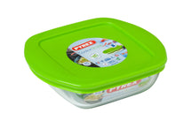 Pyrex Oven Dish - with lid - Cook & Store - 14 x 12 x 7 cm / 350 ml